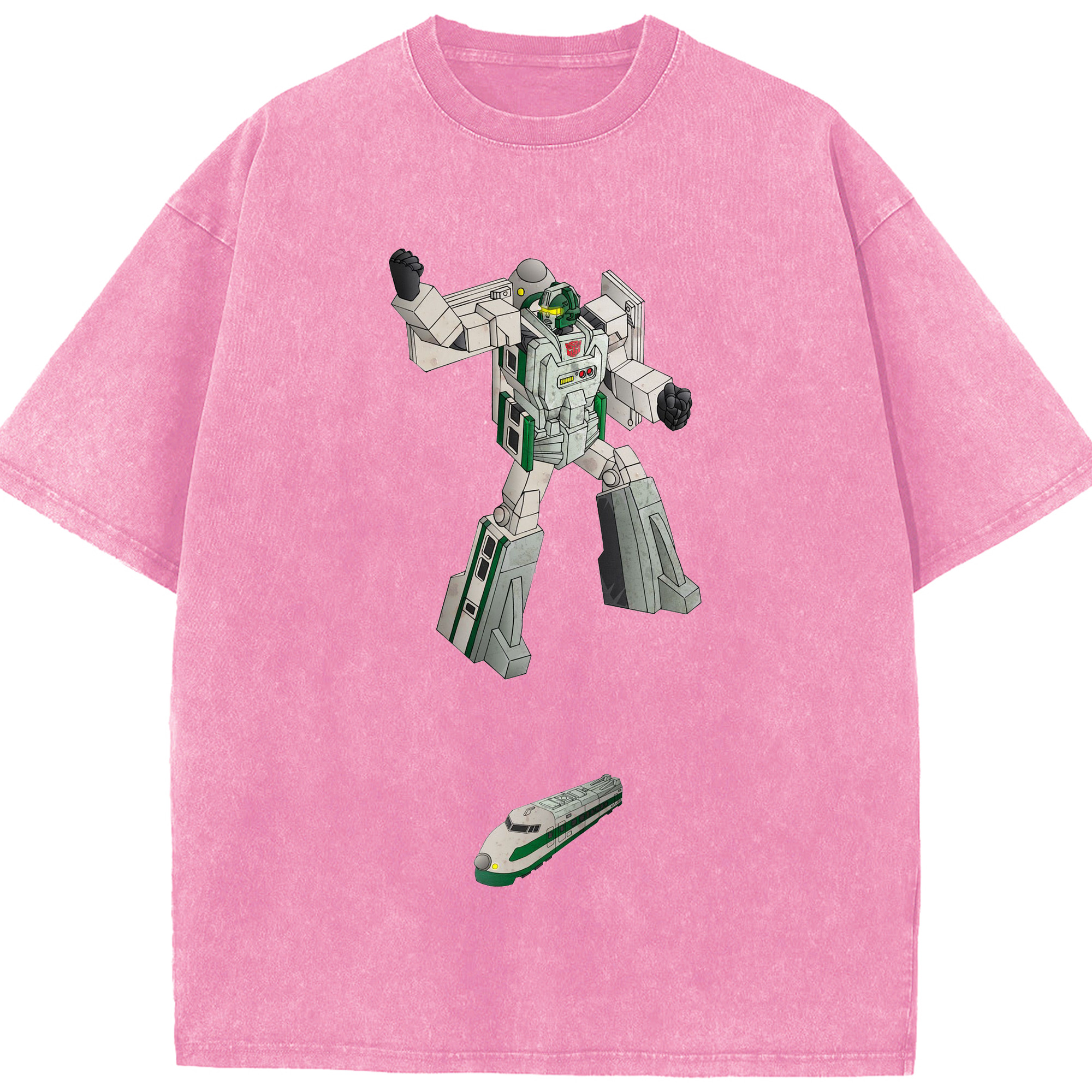 （画像用）  綿100% ヴィンテージ風 半袖Tシャツ（フロントプリント）